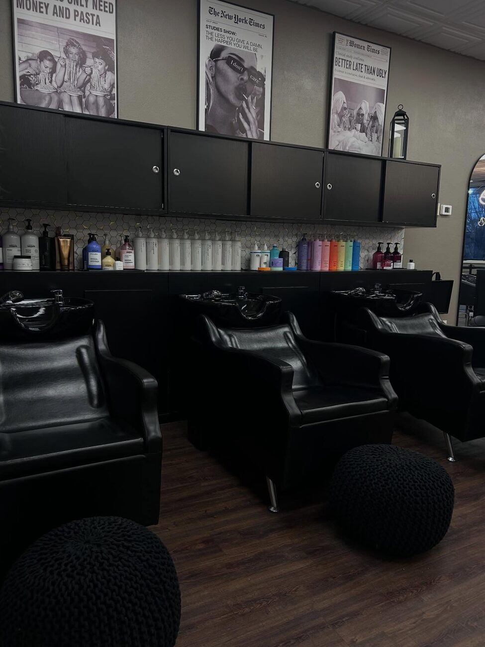 Inside Jerseywaves Salon on Route 88 in Brick, NJ